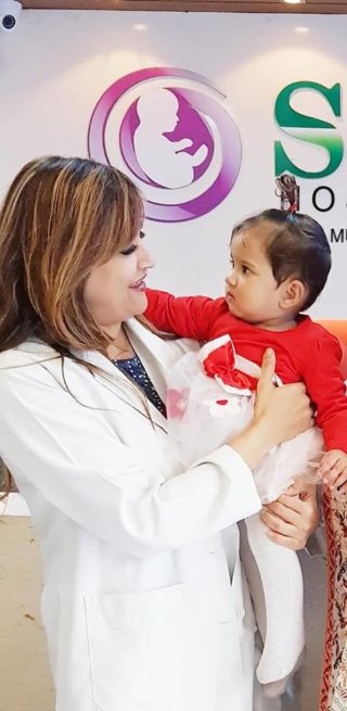 dr shivani with little baby